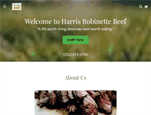 Tablet Screenshot of harrisrobinette.com